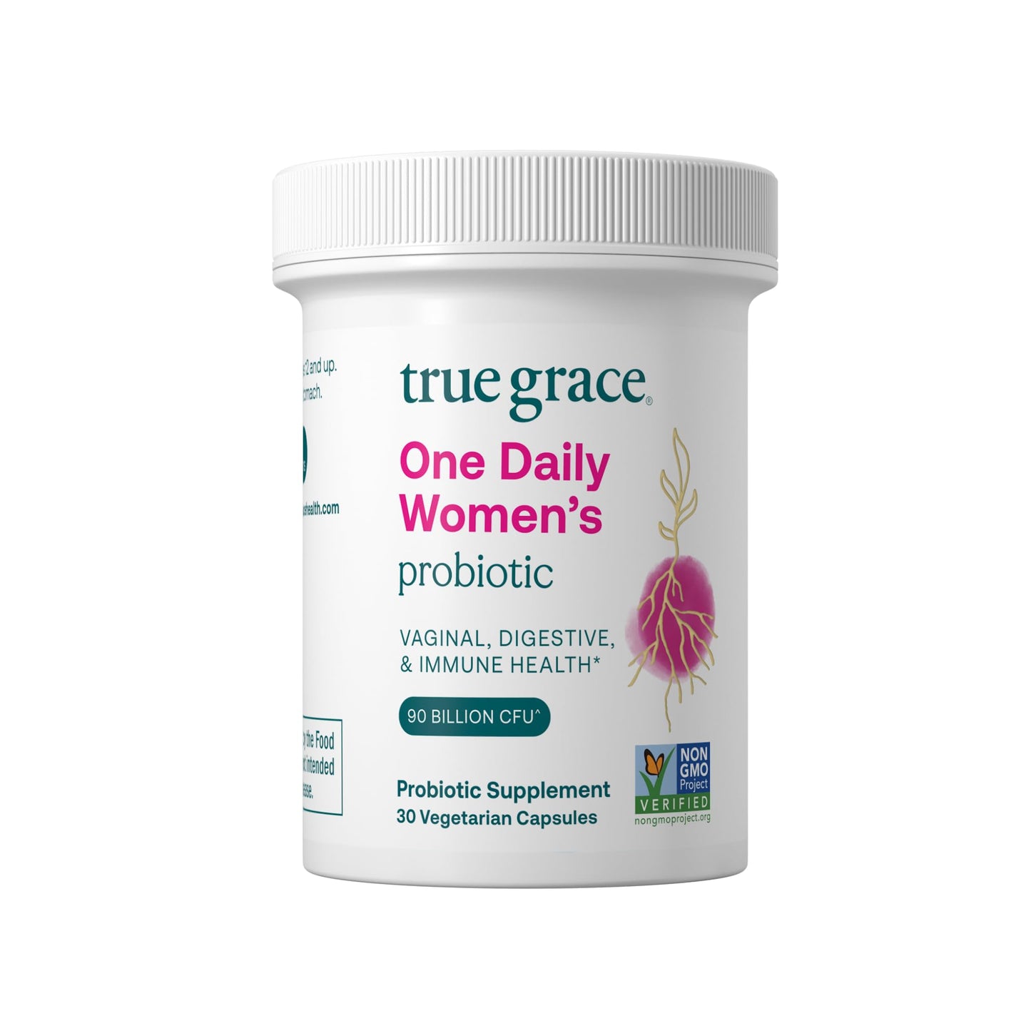 True Grace One Daily Women’s Probiotic – 90B CFU, 30B Shelf Life, Gluten & Soy Free