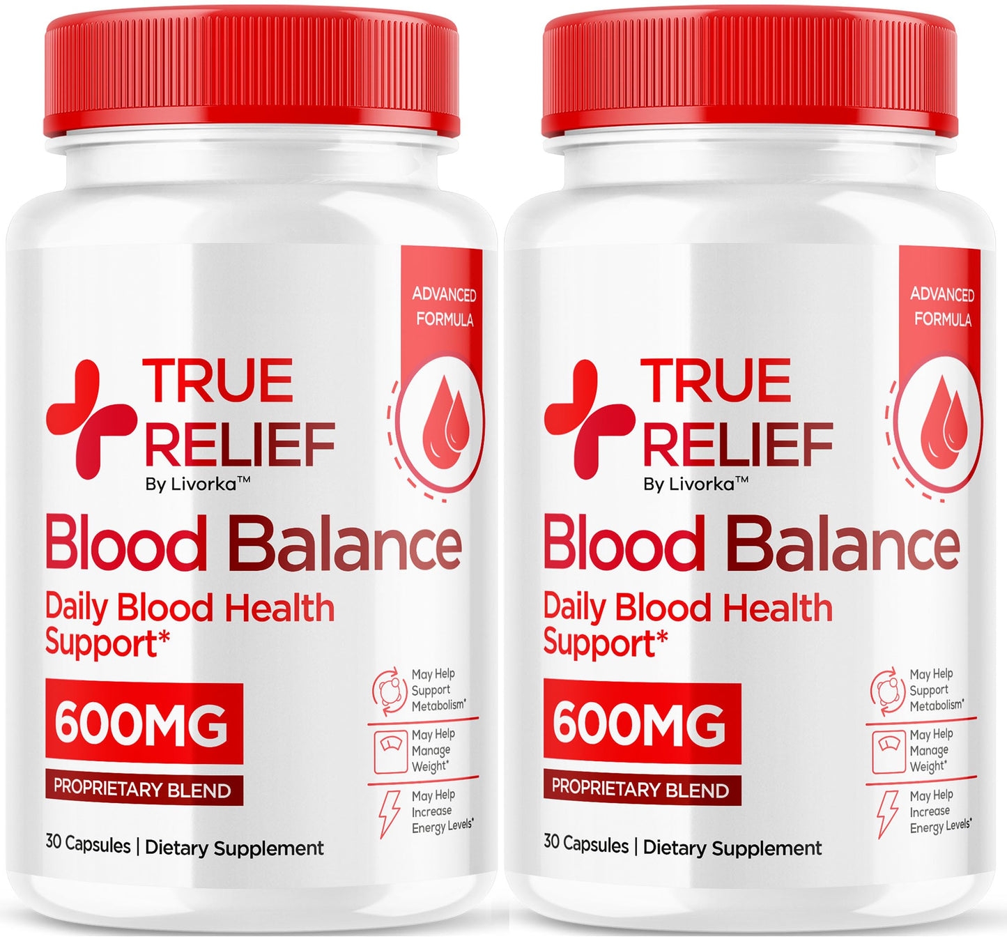 (2 Pack) True Relief Capsules – Official True Relief Supplement for Balance Support, All Natural Formula, 60 Capsules