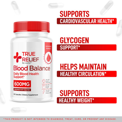 True Relief Capsules | Official True Relief Supplement - Balance Support, 30 Capsules