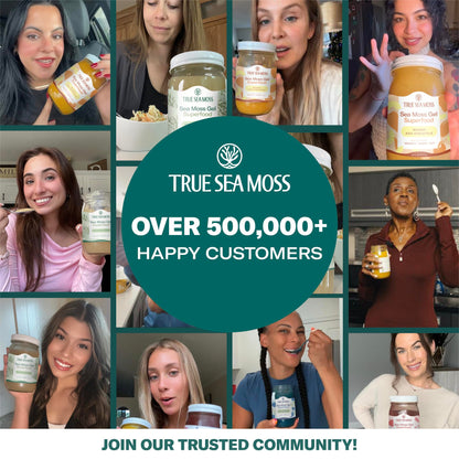TrueSeaMoss Sea Moss Gel Mango Pineapple – Made in USA, Wildcrafted Seamoss