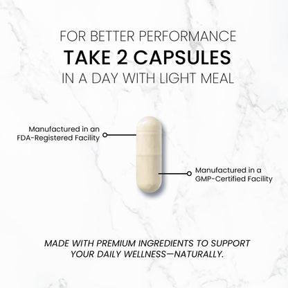 TRUEMED Neuropathy Support – Nerve Health Supplement (60 Veg Capsules)