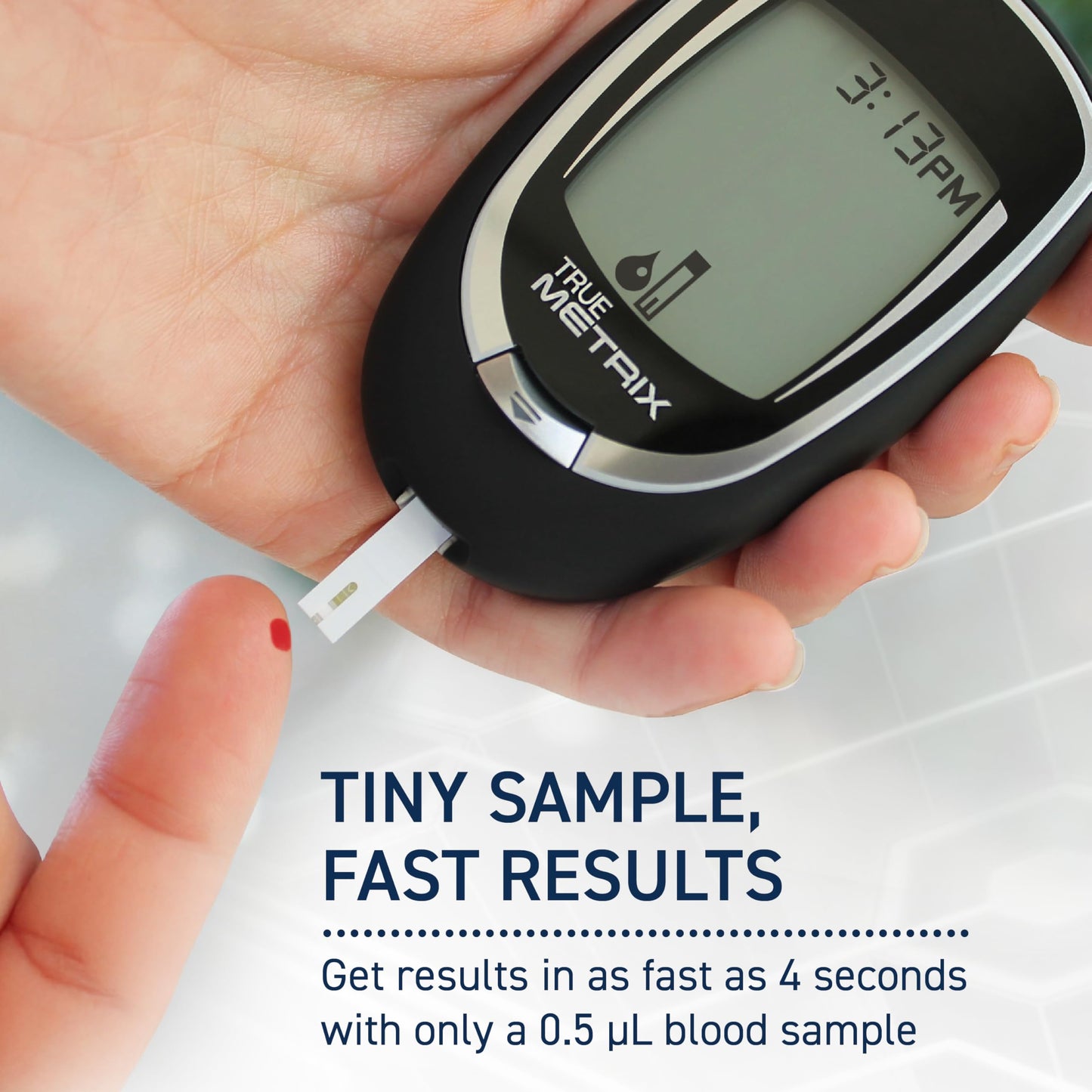 TRUE METRIX Blood Glucose Test Strips, 50 Count – 0.5 µL Sample