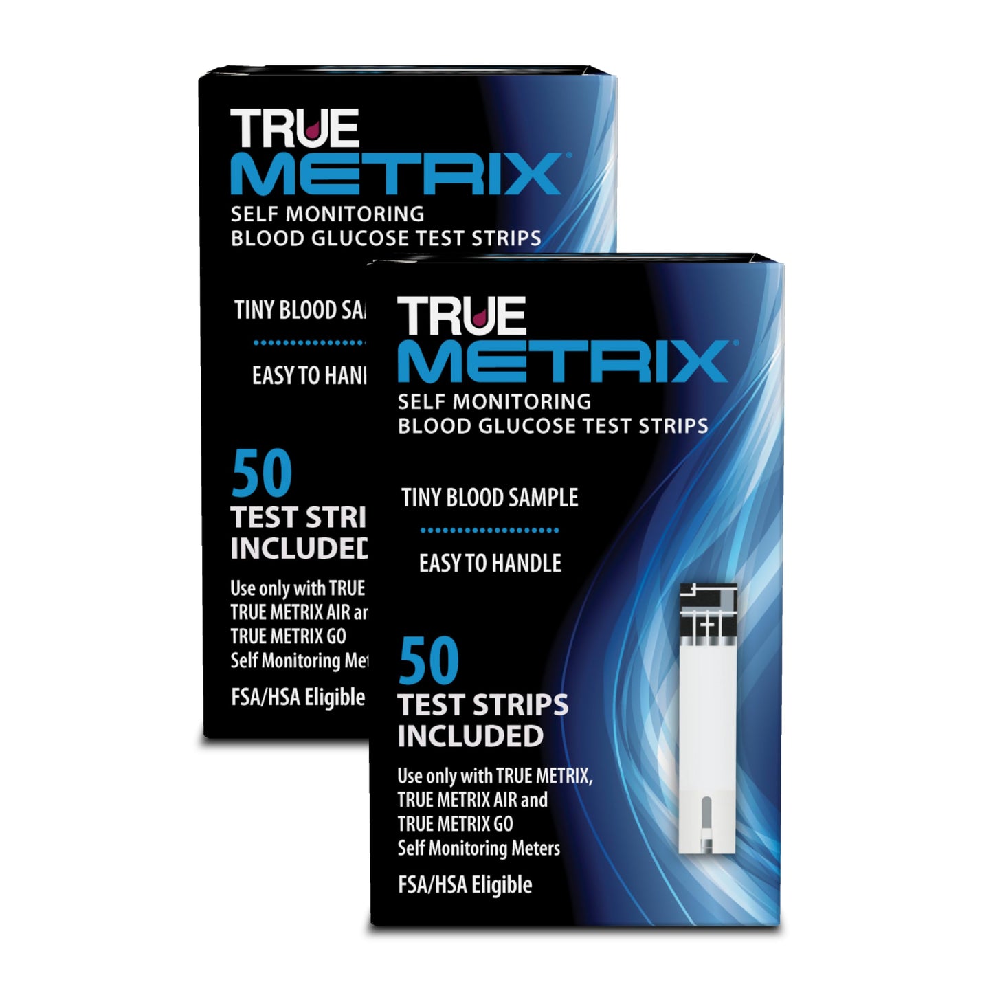 TRUE METRIX Test Strips 100-Count | 0.5µL Sample, TRIPLE SENSE Technology