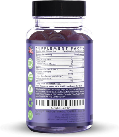 TruHeight Sleep Gummies for Kids and Teens – Natural Growth Sleep Aid