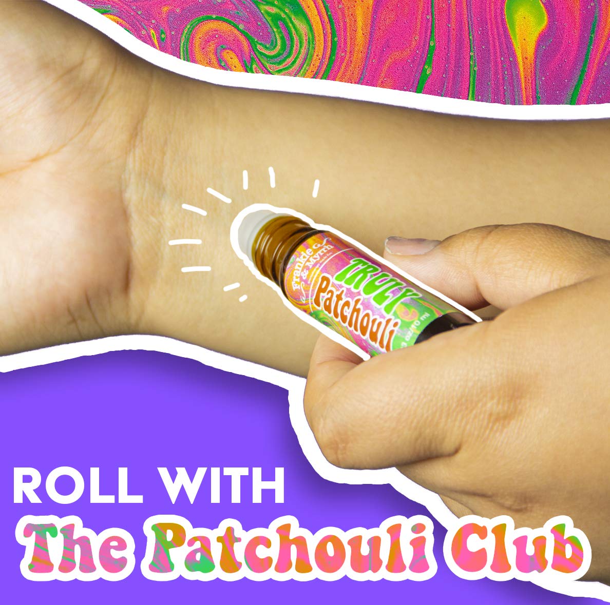 Truly Patchouli Roll On – Dark Aged Patchouli Essential Oil Perfume | Earthy Musky Aromatherapy
