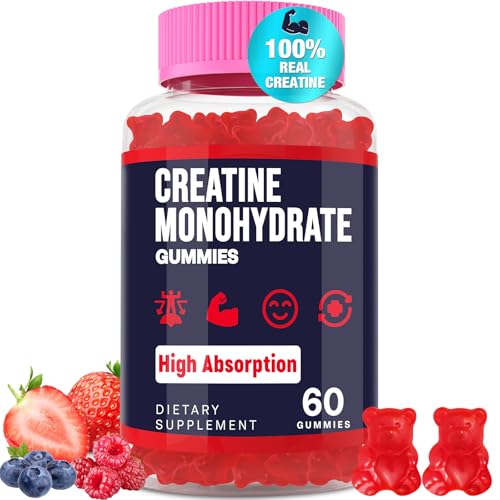 Trupretty Creatine Monohydrate Gummies – 5000mg, Vegan, Taurine & B6