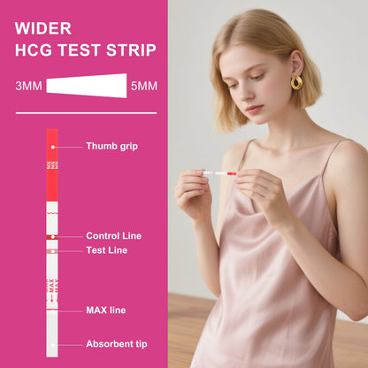 T TESTAHEAD Pregnancy Test Strips – 50 Count, High Sensitivity Home Test for Early Detection