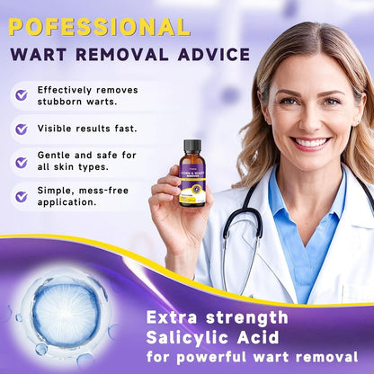 TTsiya Wart Remover Cream & Liquid Freeze Off – Fast Acting Salicylic Acid Wart Treatment (20g & 30ml)