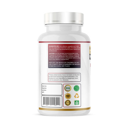 TUDCA Tauroursodeoxycholic Acid Supplement 1000mg - 180 Vegan Capsules - Non-GMO