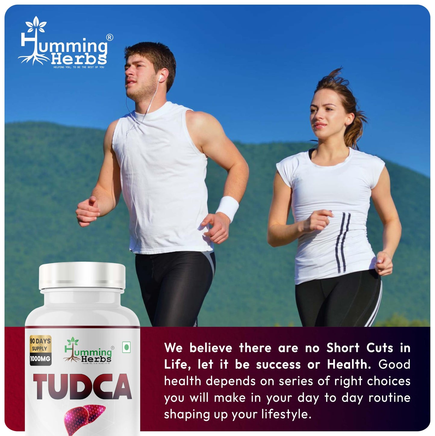 TUDCA Tauroursodeoxycholic Acid Supplement 1000mg - 180 Vegan Capsules - Non-GMO