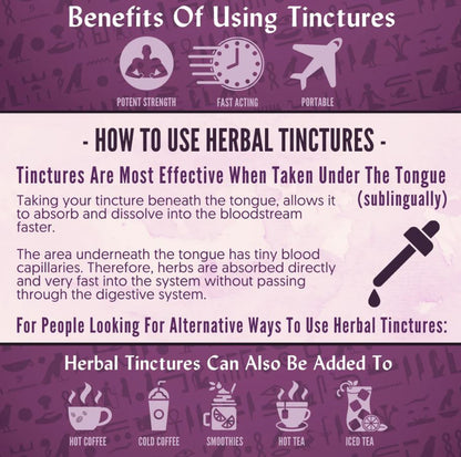 Organic Tulsi Tincture for STRESS, NERVOUS SYSTEM & MENTAL BALANCE