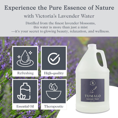 Tumalo Lavender Hydrosol - Organic Lavender Floral Water for Skincare, Aromatherapy & Home Use | Made in USA