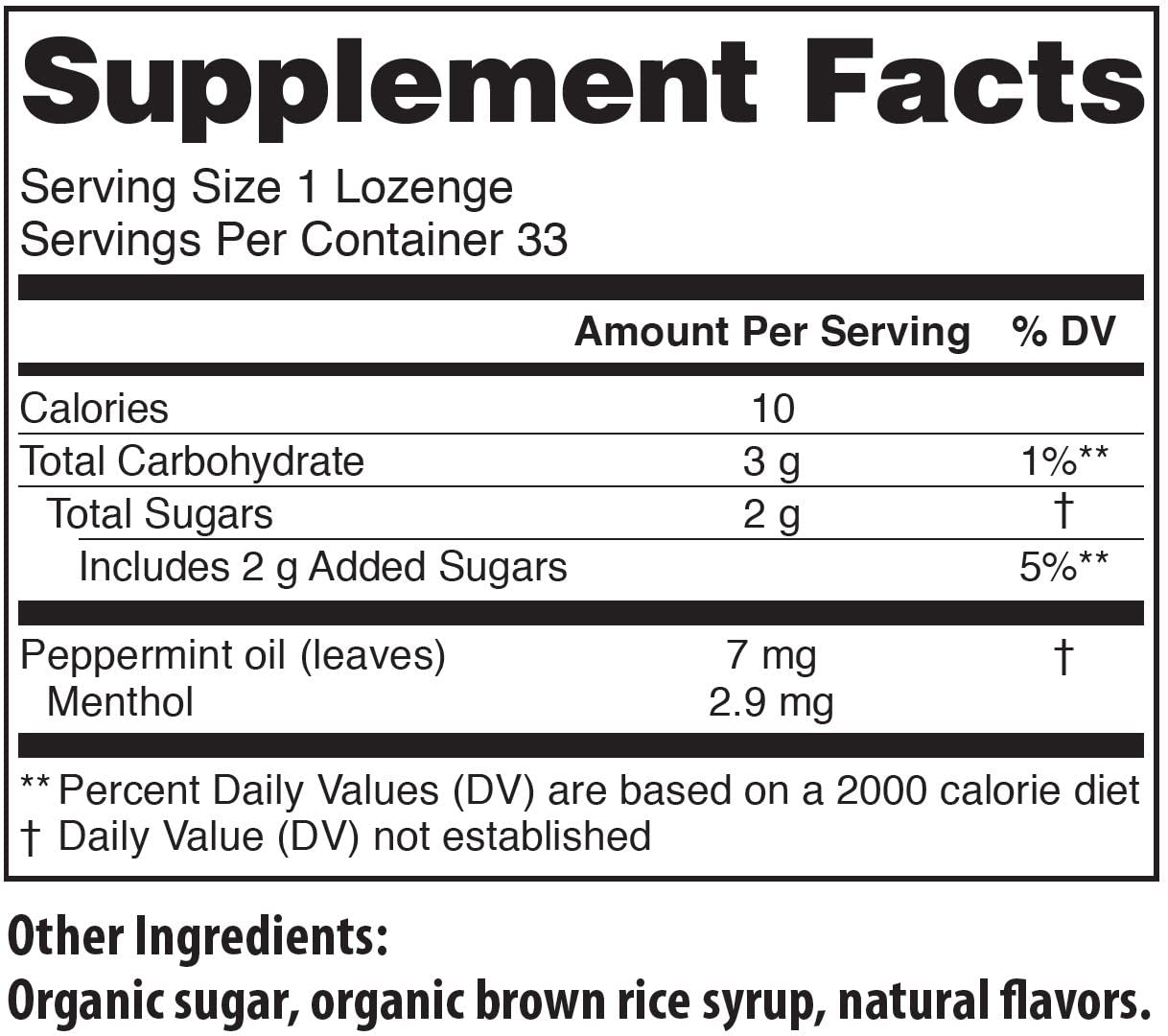 tummydrops Natural Peppermint Lozenges | Gluten Free, Vegan, Organic | 33 Pack