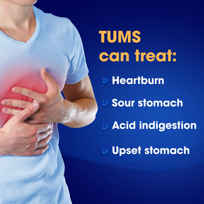 TUMS Antacid Smoothies Berry Fusion Extra Strength 750 – 140 Chewables