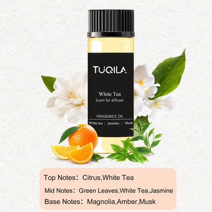 Tuqila Hotel Luxury Waterless Diffuser Set – 3x20ml My Way, White Tea & Infinity