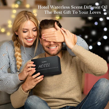 Tuqila Waterless Diffuser Essential Oil Set - 6x20mL, Hotel Luxury Scents
