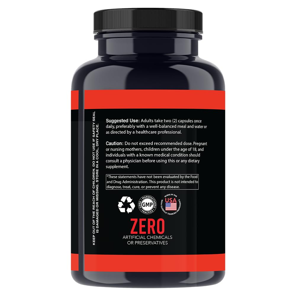 Angry Supplements Turmeric Ginger Maxx 60 Caps – Wellness & Antioxidants