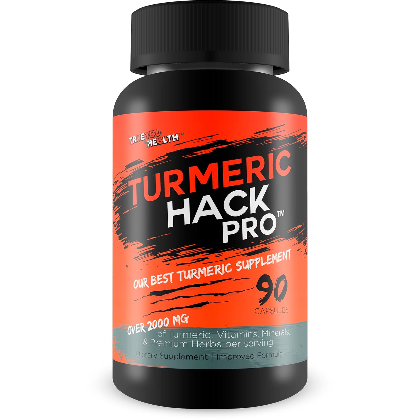 Turmeric Hack Pro - High-Absorption Turmeric Curcumin with Black Pepper & Ginger