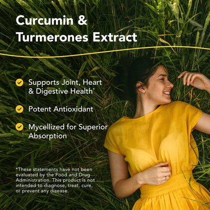 Turmeric Power-Plus Gels 120 Count | North American Herb & Spice