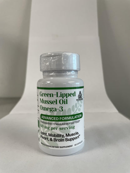 TURNER New Zealand Green Lipped Omega-3 Mussel Oil – 2 Bottles, 120 Softgels