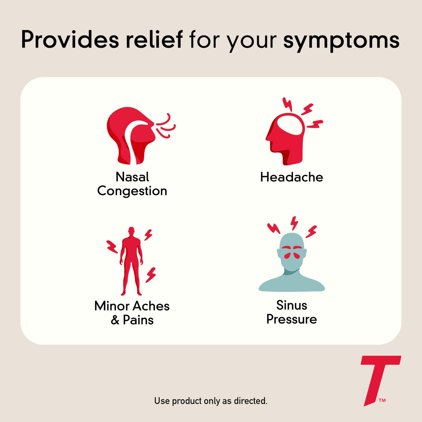 Tylenol Sinus Severe Daytime Caplets – Non-Drowsy Relief, 50 Travel Packs