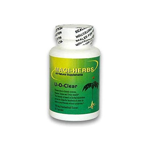 U-O-Clear Assure Ovary & Uterus Health - 500 mg - 60 Capsules | 19 Natural Herbs