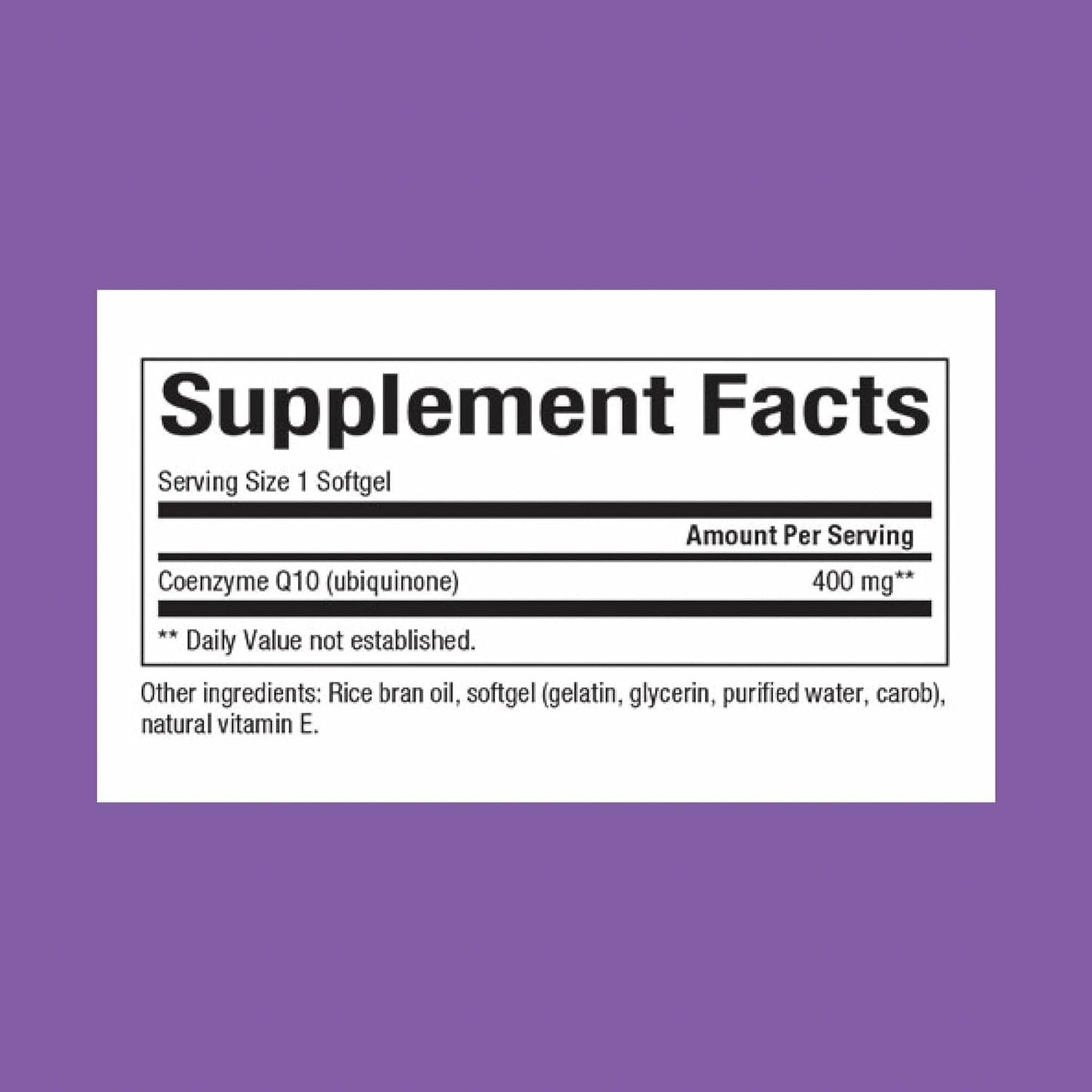 Natural Factors CoQ10 400 mg – Antioxidant Support, Energy Production & Heart Health | 60 Softgels