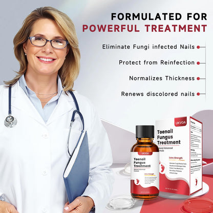 UKVOA Toenail Fungus Treatment Extra Strength Upgraded – Nail Repair for Thick, Discolored Nails