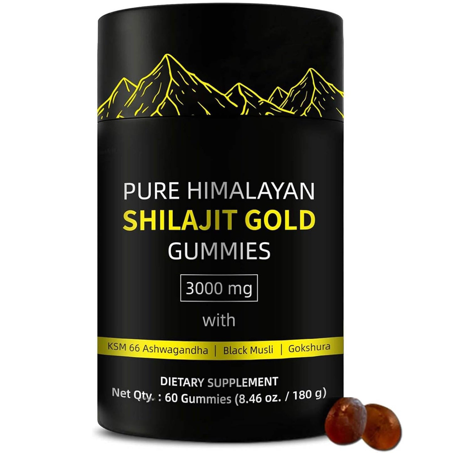 Ultimapeak Shilajit Gummies – Alpha Gummies for Men | Lab Tested, No Added Sugar