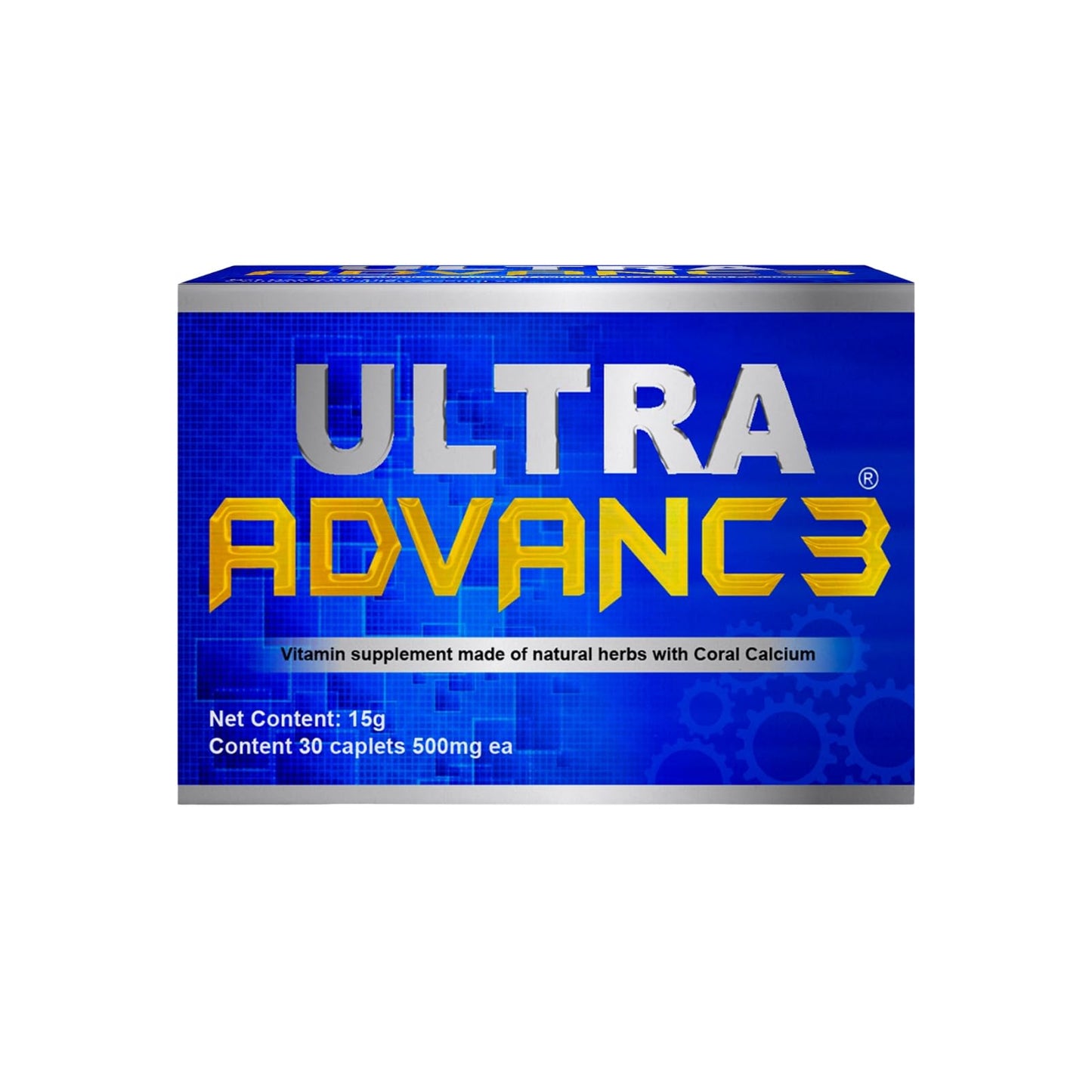 Ultra Advance 3 - Original Blue Herbal Capsules