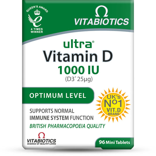 Vitabiotics Ultra Vitamin D3 – 96 Tablets