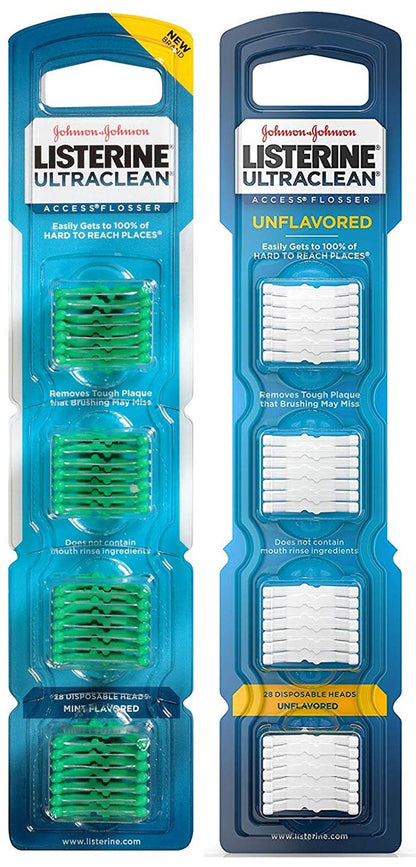 Ultraclean Access Disposable Refill Heads – Mint & Unflavored (28 Each)