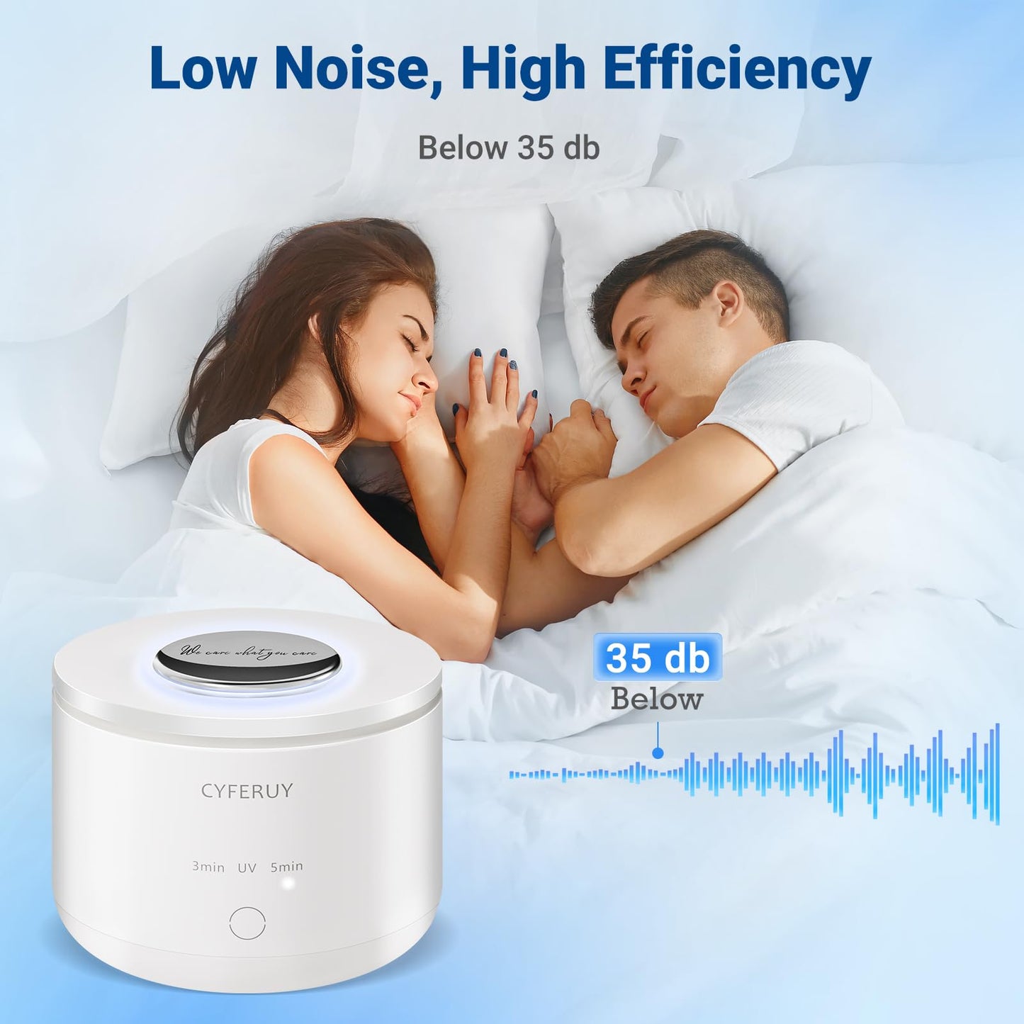 Ultrasonic Retainer Cleaner 45kHz – 160ML Cleaning Pod for Dentures, Mouth Guards & Jewelry (3 Modes)
