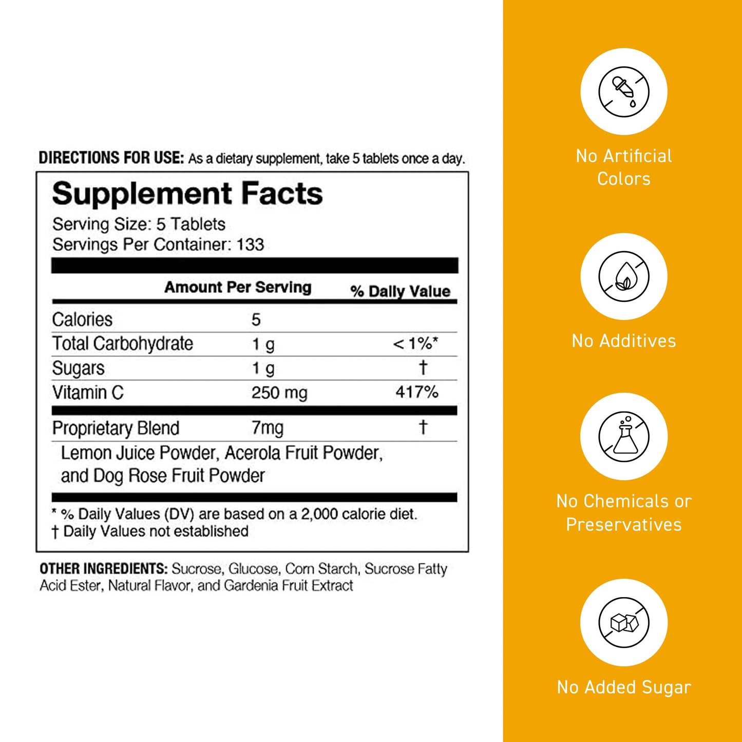 Umeken C-Balance Chewable Vitamin C – High Potency for Adults & Kids | 7.1 oz Pack of 2