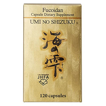 Umi no Shizuku Fucoidan Capsule – Immune Support with Mozuku, Mekabu & Agaricus (120 Caps)