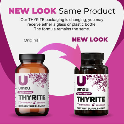 UMZU Thyrite Thyroid Support – Metabolism & Energy (120 Capsules)