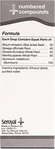 UNDA 19 Numbered Compounds - Homeopathic Preparation 0.7 fl oz