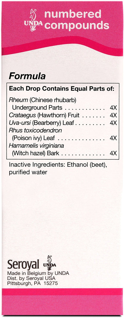 UNDA 233 Numbered Compounds - Homeopathic Preparation 0.7 fl oz