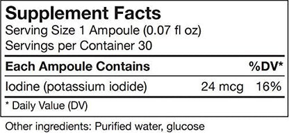 UNDA GAMMADYN I | Iodine Oligo-Element Supplement | 30 Ampoules