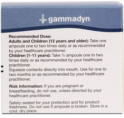 UNDA Gammadyn Zn-Cu Oligo-Element Supplement – 30 Ampoules | Zinc & Copper