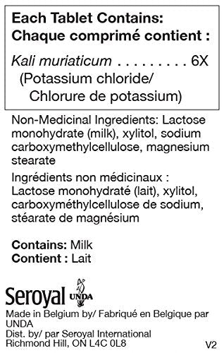 UNDA Kalium Muriaticum 6X – Homeopathic Skin Support (Pack of 2, 100 Tablets)