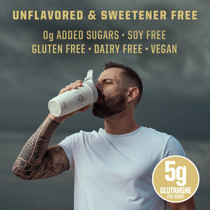 L-Glutamine Powder - Muscle Recovery & Gut Health Support | 100 Servings Unflavored