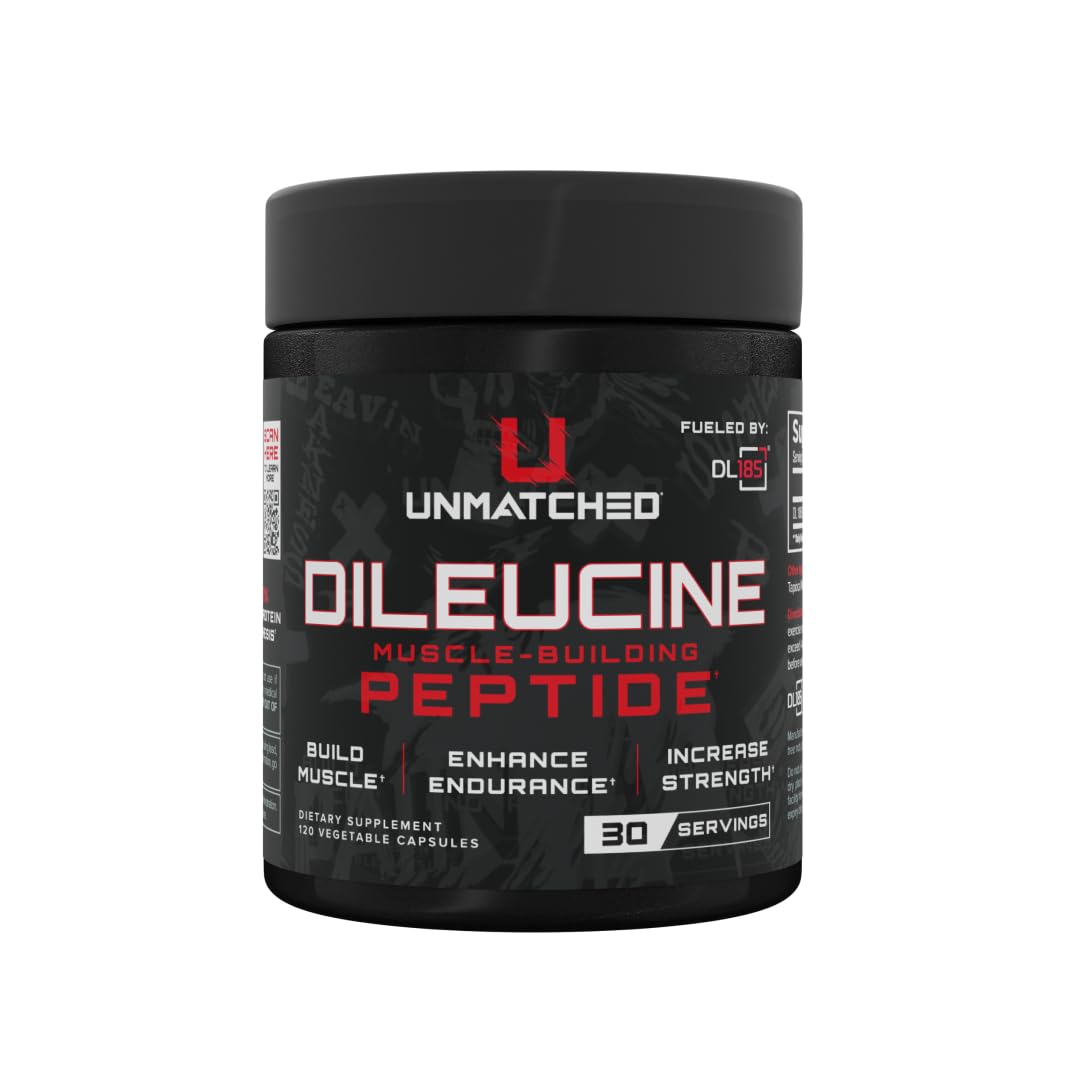 Unmatched Dileucine Amino Acid Peptide DL185 – 120 Veg Capsules | 30 Servings