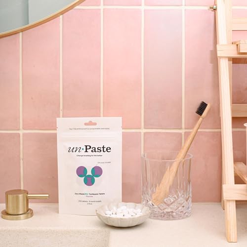Unpaste Toothpaste Tablets - New Formula, Fluoride Mint, Xylitol Free, 250ct