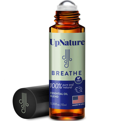 UpNature Breathe Essential Oil Roll On Blend – Natural Breathing Support