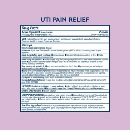 Uqora UTI Emergency Kit – 2 Test Strips, 12 Pain Relief & 12 Infection Control Tablets | Urinary Tract Support