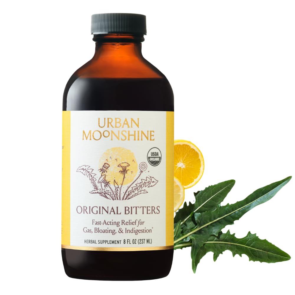 Urban Moonshine Original Digestive Bitters – Debloat, Gut Health & Appetite Support (8 fl oz)