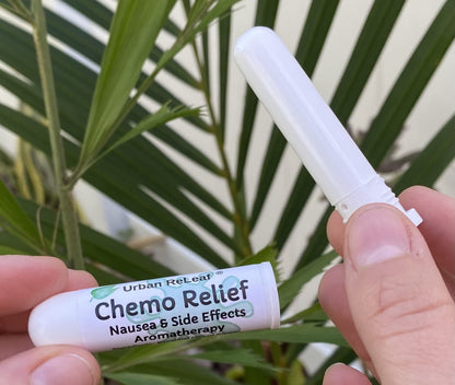 Urban ReLeaf Chemo Relief Aromatherapy Inhaler – 100% Natural Essential Oils (Drug-Free)