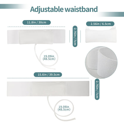 Urine Test Complete Kit — 43.3 Inch Concealed Belt, 2-4 oz Pouch, 5 Outlets, Temp Strips