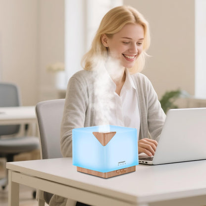 URPOWER 700ml Aromatherapy Diffuser – Ultrasonic Humidifier, 20+ Hours
